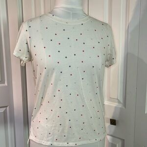 Lucky Tshirt with red & blue stars